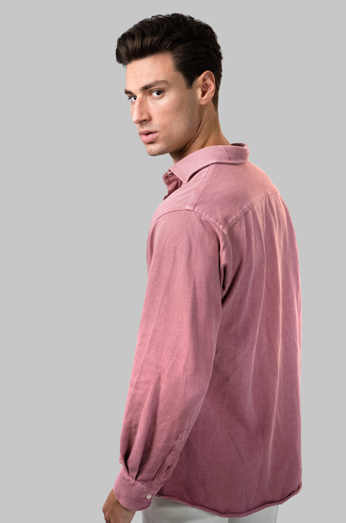 Camisa piqué rosa